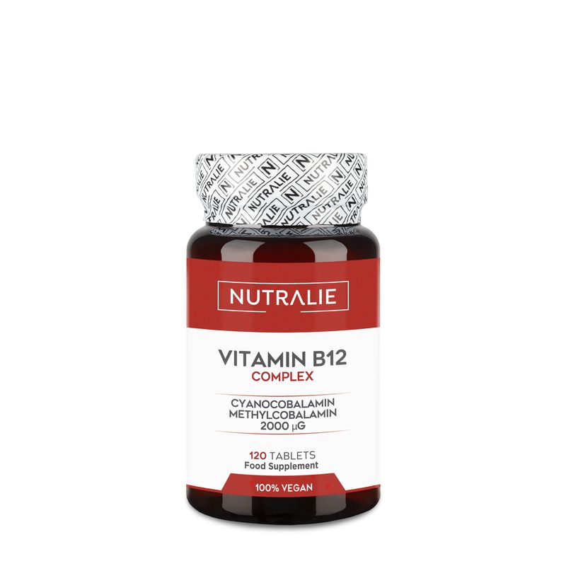Nutralie Vitamina B12 Complex 2000 Mcg Cansancio , 120 comprimidos