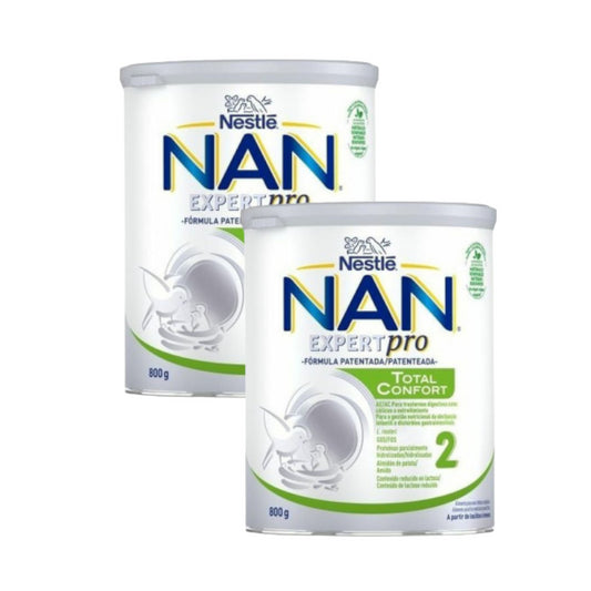 Pack 2 X Nan Confort 2 Leche Infantil , 800 g