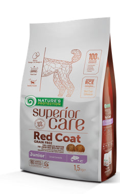 Natures Protection Superior Care Red Coat Pienso Grain Free Para Cachorros Pequeños De Salmón 1,5Kg