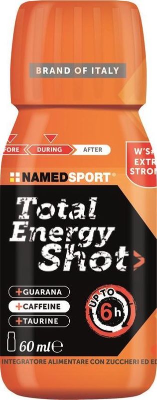 Named Sport Total Energy Shot Orange , 25 botellitas x 60 ml 