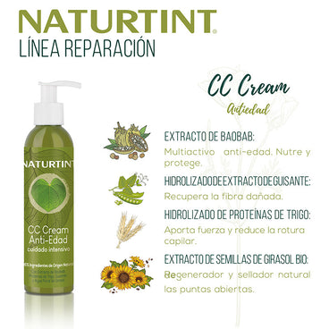 Naturtint Cc Cream Para Cabellos Dañados, 200 ml