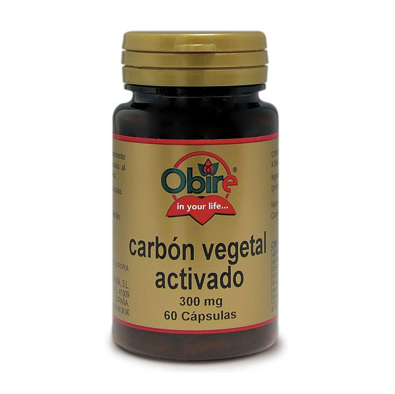 Obire Carbon Vegetal Activado 300 Mg , 60 cápsulas