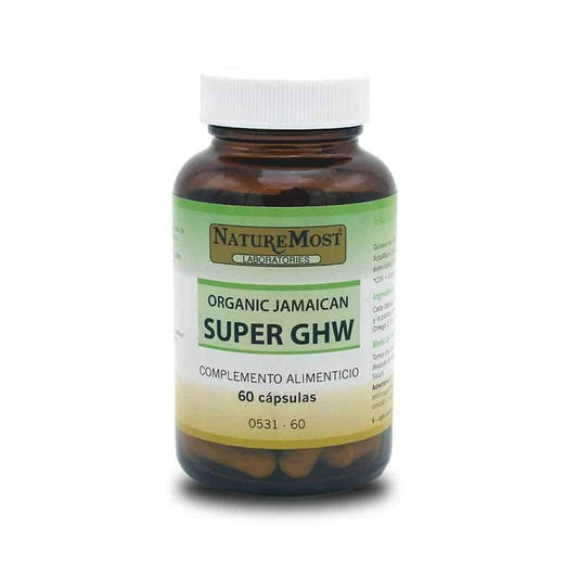 Naturemost Super Ghw Organic Jamaican , 60 cápsulas   