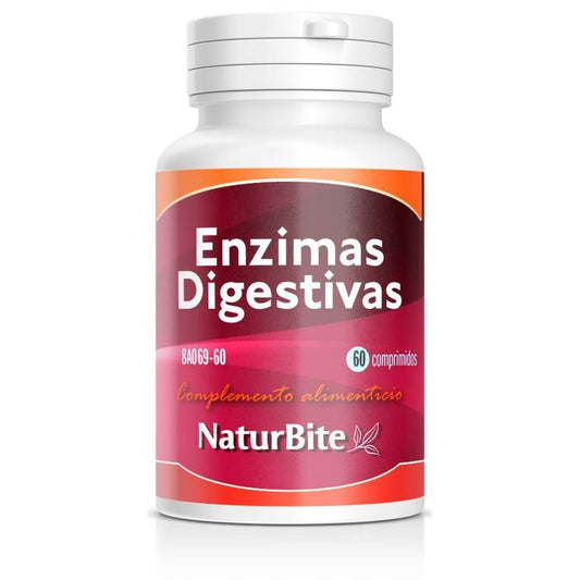 Naturbite Enzimas Digestivas , 60 comprimidos