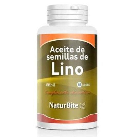 Naturbite Aceite De Semillas De Lino 1000Mg. 60 Cápsulas