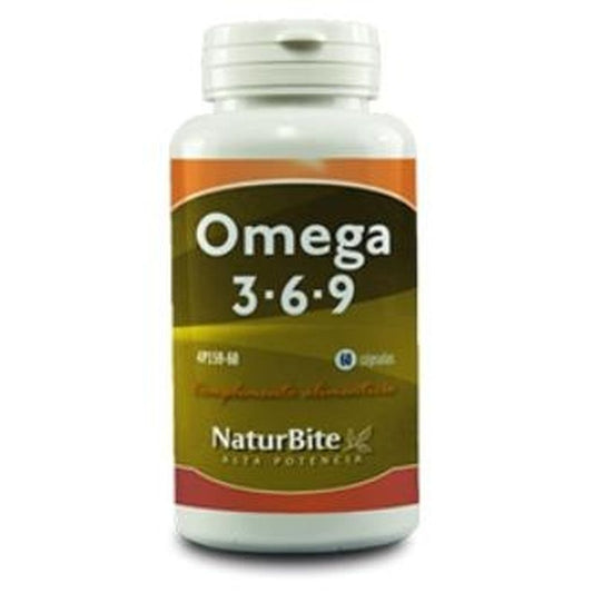 Naturbite Omega 3-6-9, 60 Cápsulas