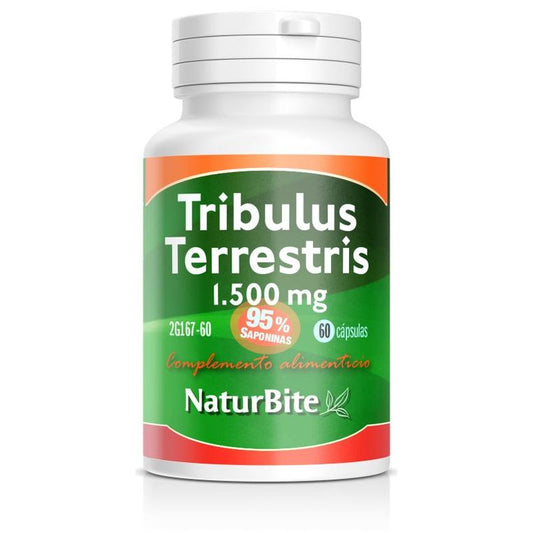 Naturbite Tribulus Terrestris 1500 Mg , 60 cápsulas