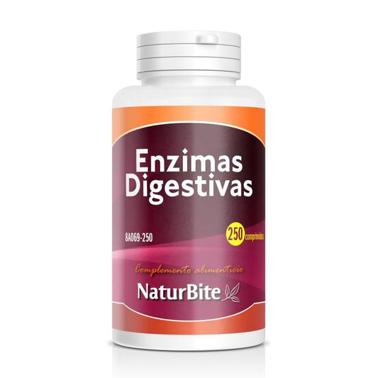 Naturbite Enzimas Digestivas , 250 comprimidos   