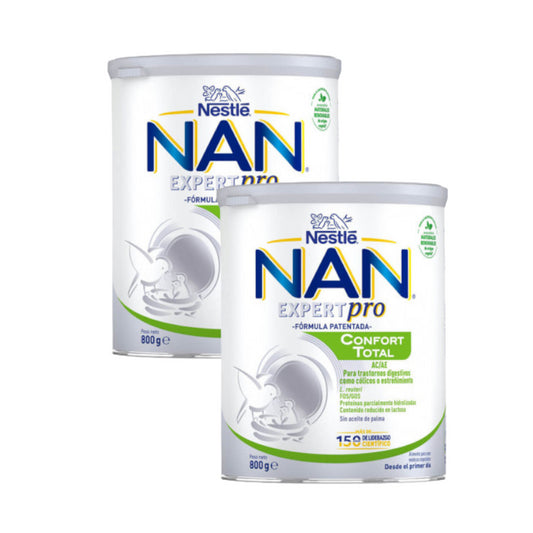 Pack 2 X Nestlé Nan Confort 1 Expertpro Total 800 gr