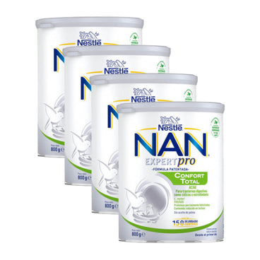 Pack 4 X Nestlé Nan Confort 1 Expertpro Total 800 gr