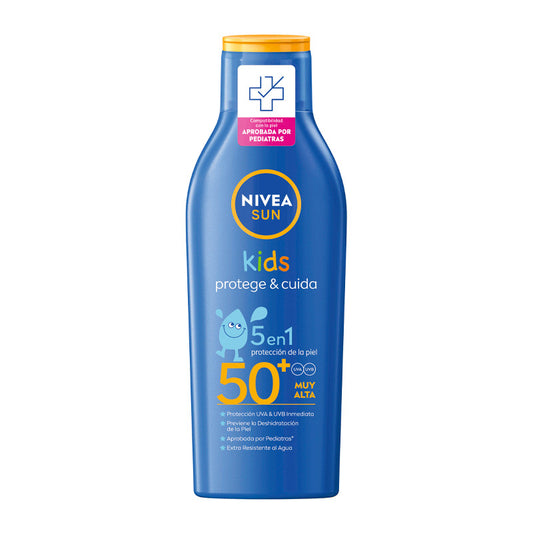 NIVEA Sun Niños SPF50+ Protege & Juega Leche Solar, 200 ml