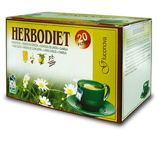 Novadiet Herbodiet Gluconova, 20 Filtros      