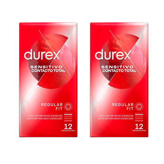 Durex Pack Preservativos Super Finos Contacto, 12 x 2