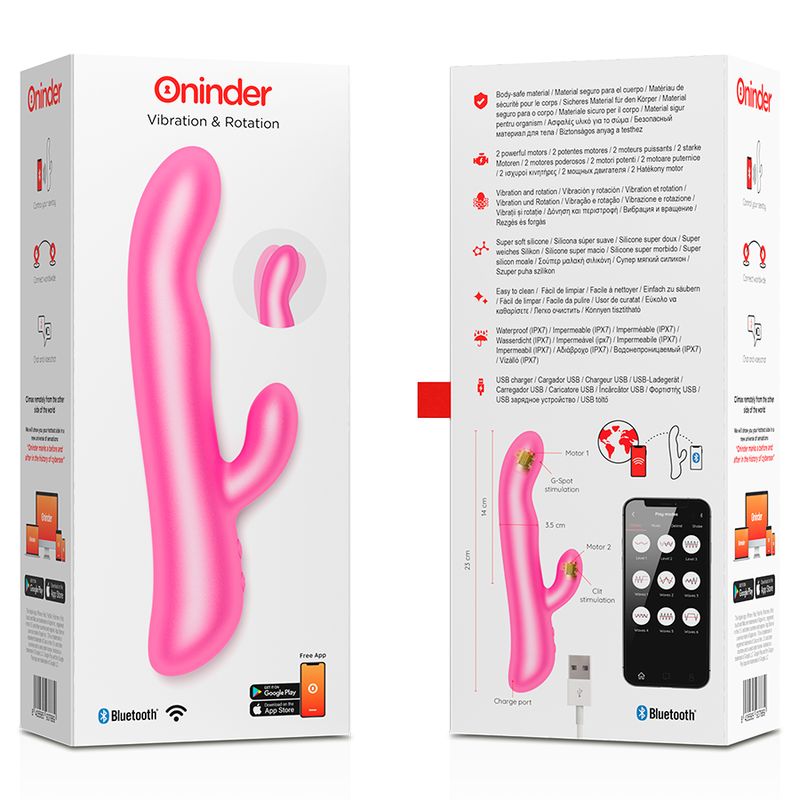 Oninder Vibration & Rotation Rosa - Free App