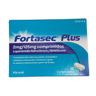 Fortasec Plus 2/125 mg 12 comprimidos