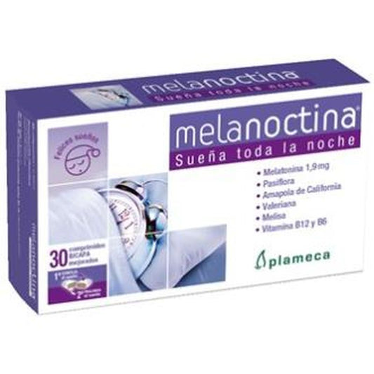 Plameca  Melanoctina Sueña Toda La Noche 30 Comprimidos 