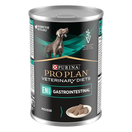 Pro Plan Vet Canine En Gastrointestinal Mousse Caja 12X400Gr, comida húmeda para perros