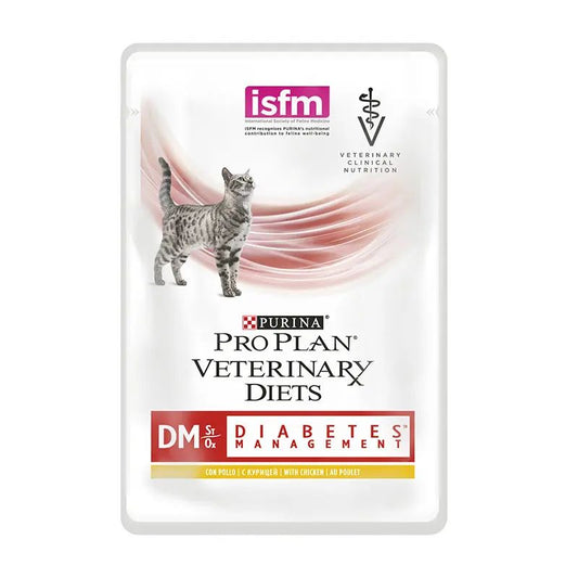 Pro Plan Vet Feline Dm Diabetic Caja Pouch 10X85Gr