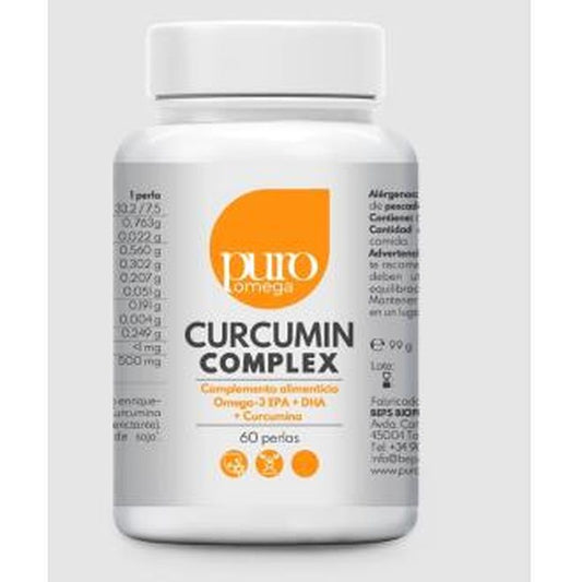 Puro Omega Curcumin Complex 60Perlas 