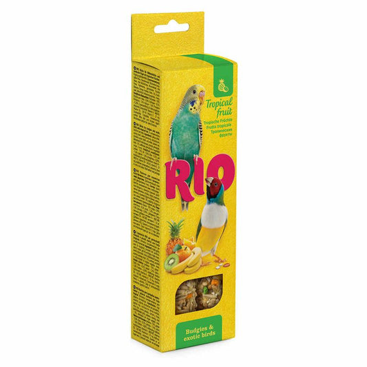 Rio Sticks Fruta Tropica Periquitos Y Aves Exoticas 8X2X40Gr