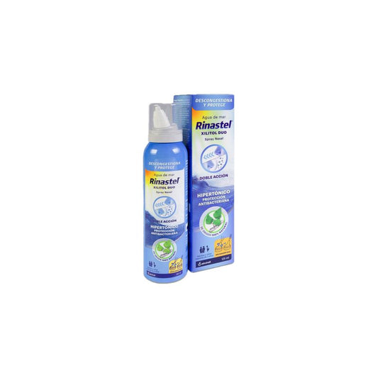 Rinastel Xilitol Hypertonic Duo Spray Nasal, 125 ml