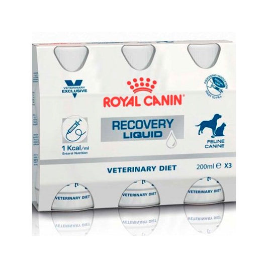 Royal Canin Veterinary Recovery Liquido 3X200Ml, comida húmeda para perros