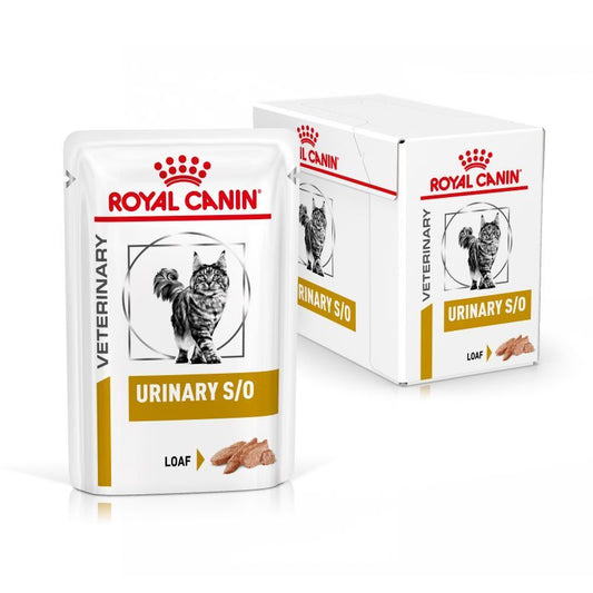 Royal Canin Veterinary Urinary S/O Moderate Calorie 12X85Gr, comida húmeda para gatos