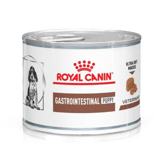 Royal Canin Veterinary Gastro Intestinal Puppy Mousse 12X195Gr, comida húmeda para perros