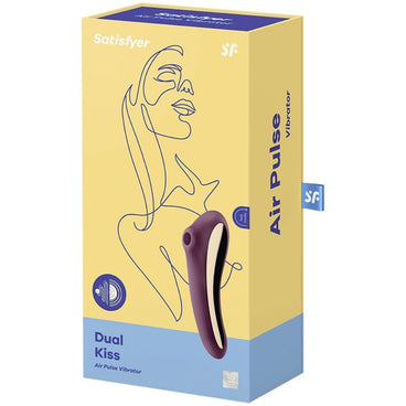 Satisfyer Air Pulse  Dual Kiss Estimulador Clitoris - Purpura