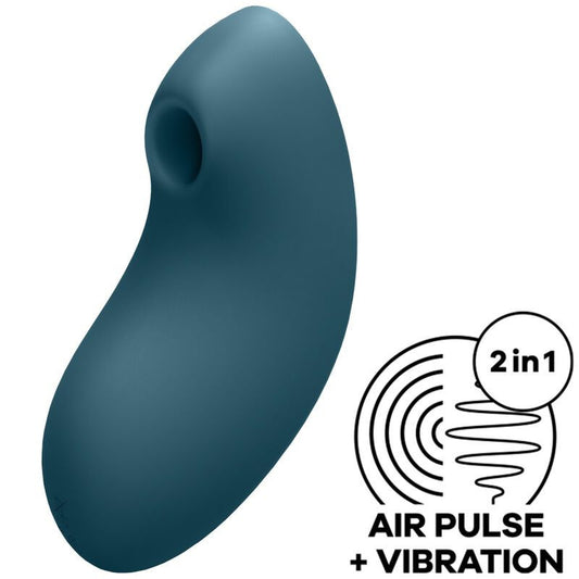 Satisfyer Air Pulse Vulva Lover 2 Estimulador Y Vibrador - Azul