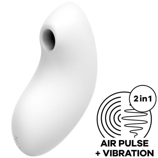 Satisfyer Air Pulse Vulva Lover 2 Estimulador Y Vibrador - Blanco