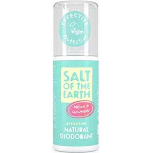 Salt Of The Earth Desodorante Unisex Melon-Pepino Spray 100Ml.