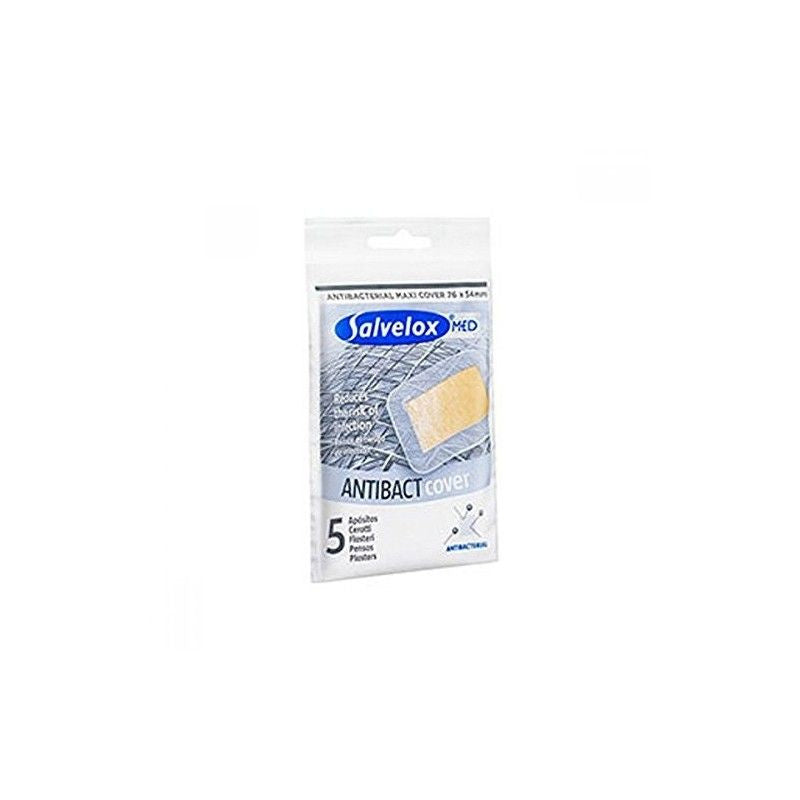 Salvelox Antibact Cover  5 Apósitos De 76X54 Mm