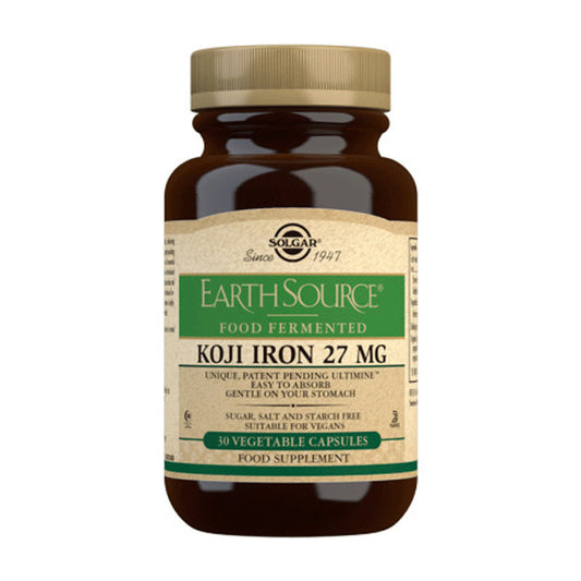 Solgar Earth Source Koji Iron - 30 Comprimidos