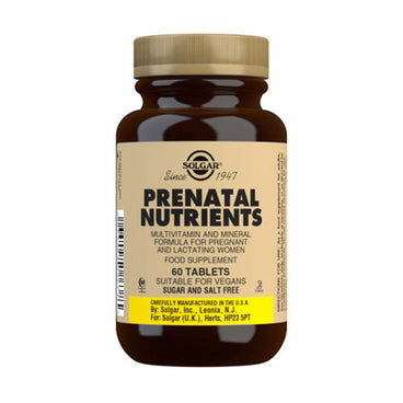 Solgar Nutrientes Prenatales- 60 comprimidos