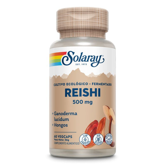 Solaray Reishi , 60 cápsulas de 500 mg