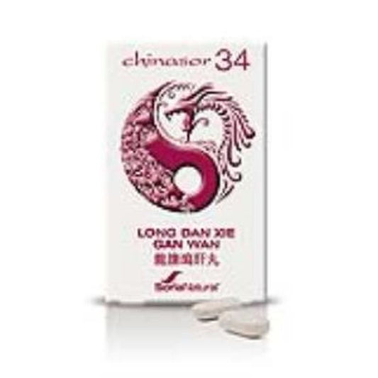 Soria Natural Chinasor 34 Long Dan Xie Gan Wan 30 Comprimidos 