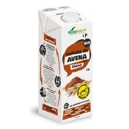 Soria Natural Bebida Vegetal De Avena Con Cacao 1Lt 6Uds Bio S/A 