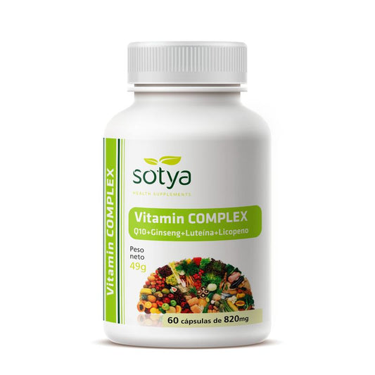 Sotya Vitamin Complex 820 Mg., 60 Cápsulas      