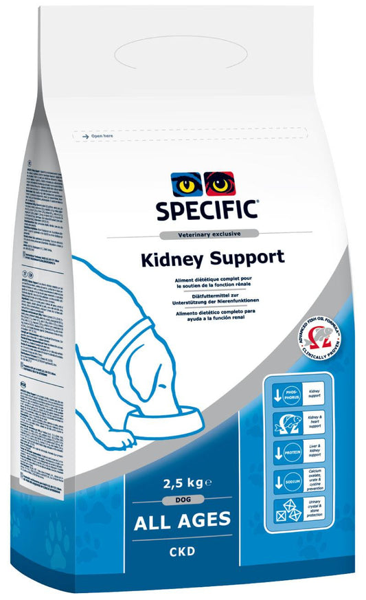 Specific Canine Adult Ckd Kidney Support, 12 Kg (3X4Kg), pienso para perros