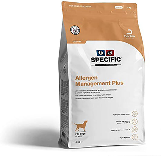 Specific Canine Adult Cod-Hy Allergy Management Plus, 3X4 Kg, pienso para perros