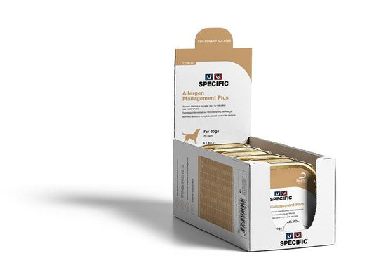 Specific Canine Adult Cow-Hy Allergy Management Plus Caja, 6X300 gr, comida húmeda para perros