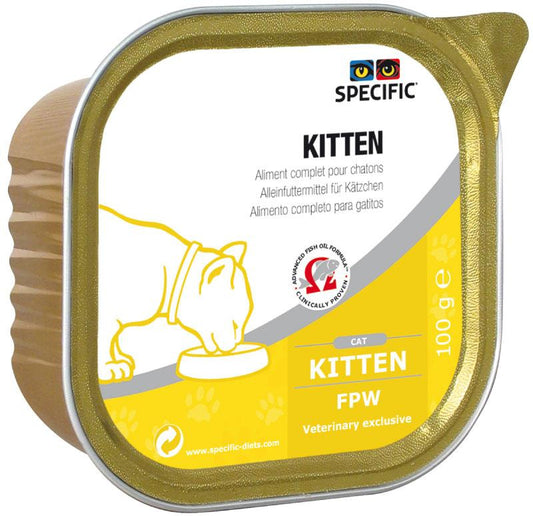 Specific Feline Kitten Fpw Caja, 7X100 gr, comida húmeda para gatos