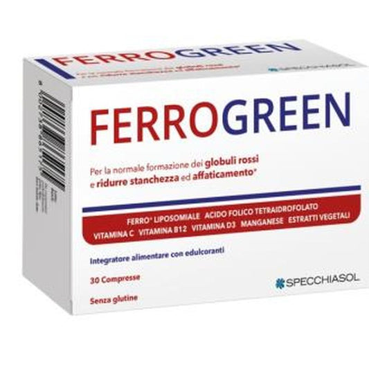 Specchiasol Ferrogreen 30 Comprimidos 