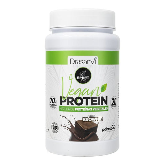 Drasanvi Sport Live Proteina Vegetal Sabor Brownie , 600 gr