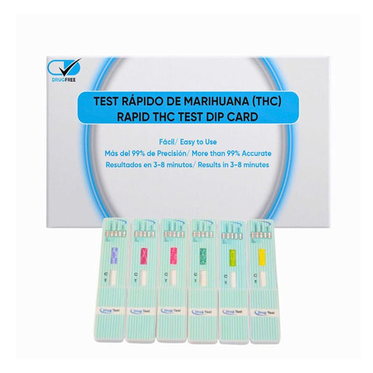 Surgicalmed Tezaro Pharma Test De Marihuana En Orina De Detección Rápida Con Tarjeta De Inmersión 50 Ng/Ml, 1 unidad
