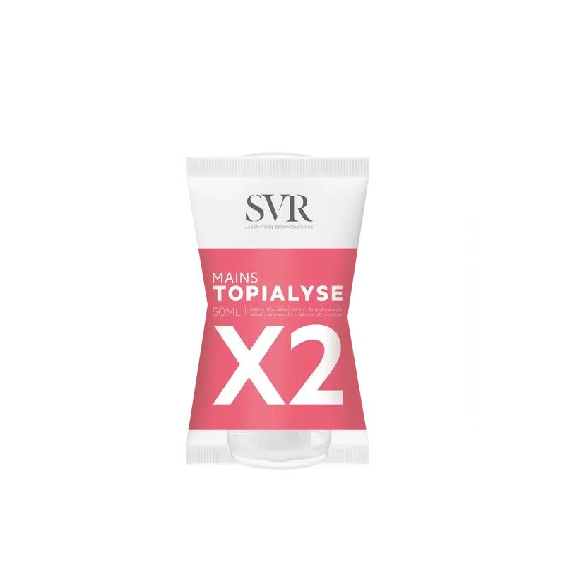 SVR Topialyse Crema Nutri-reparadora Manos, 2x50 ml