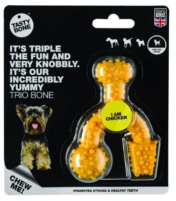 Tasty Bone Trio Bone Pollo Toy