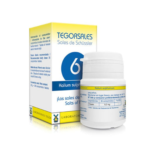 Tegor Tegorsales 6 Sulfato De Potasio , 350 comprimidos