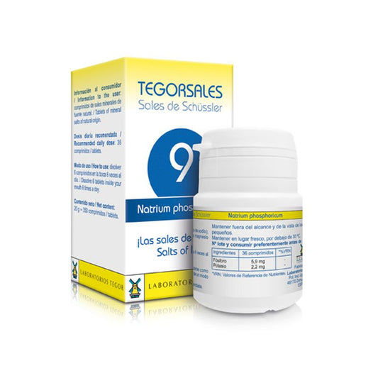 Tegor Tegorsales 9 Fosfato De Sodio , 350 comprimidos